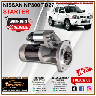 Nissan Np300 Td27 Starter