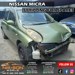 Nissan Micra Stripping For Spares