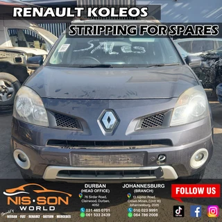 Renault Koleos Stripping For Spares