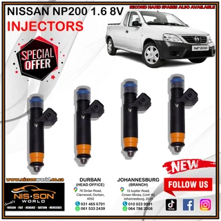 NISSAN NP200 1.6 8V INJECTORS