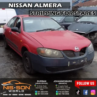 Nissan Almera Stripping For Spares