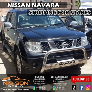 Nissan Navara Stripping For Spares