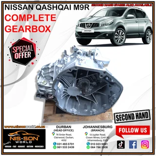 Nissan Qashqai M9r Complete Gearbox