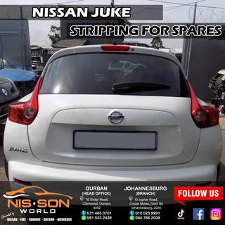 Nissan Juke Stripping For Spares