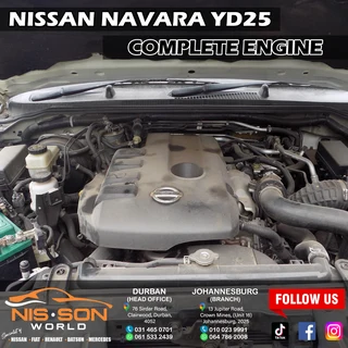 Nissan Navara Yd25 Complete Engine