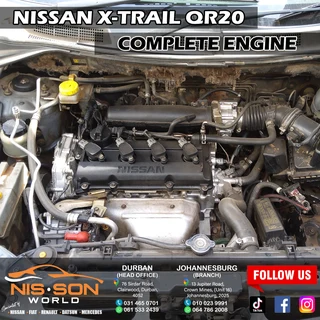 Nissan X-trail Qr20 Complete Engine