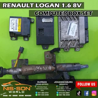 Renault Logan 1.6 8v Computer Box Set
