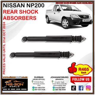 Nissan Np200 Rear Shock Absorbers