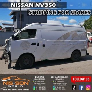 Nissan Nv350 Stripping For Spares