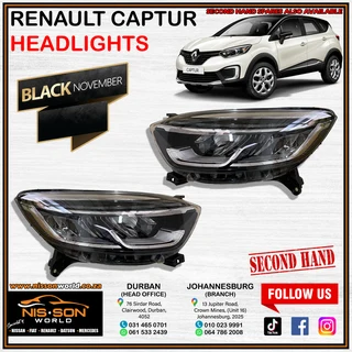Renault Captur Headlights