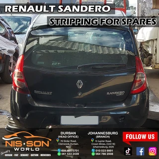 Renault Sandero Stripping For Spares