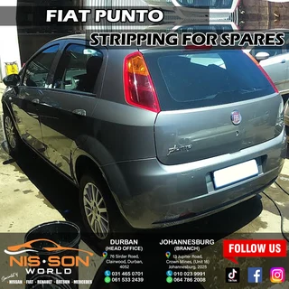 Fiat Punto Stripping For Spares