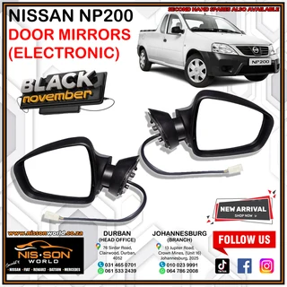 NISSAN NP200 DOOR MIRRORS (ELECTRONIC)