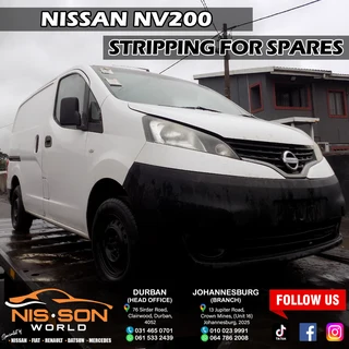 Nissan Nv200 Stripping For Spares