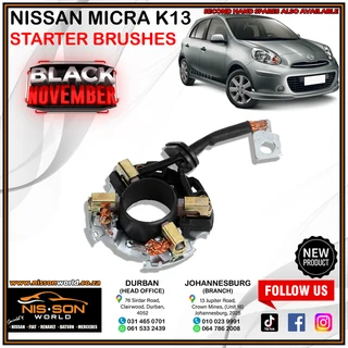 Nissan Micra K13 Starter Brushes