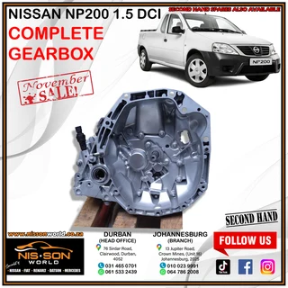 Nissan Np200 1.5 Dci Complete Gearbox