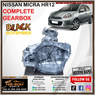 Nissan Micra Hr12 Complete Gearbox