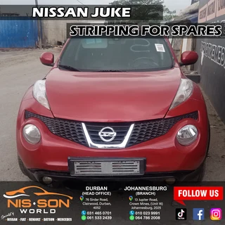 Nissan Juke Stripping For Spares