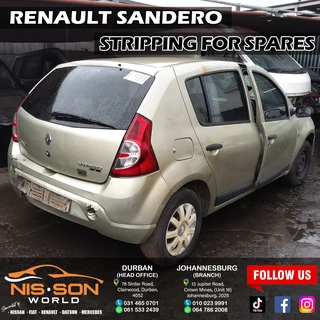 Renault Sandero Stripping For Spares