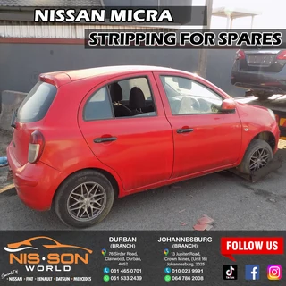 Nissan Micra Stripping For Spares