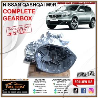 Nissan Qashqai M9r Complete Gearbox