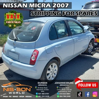 Nissan Micra 2007 Stripping For Spares