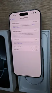 Apple iPhone 16 Pro Max 256GB / White Titanium