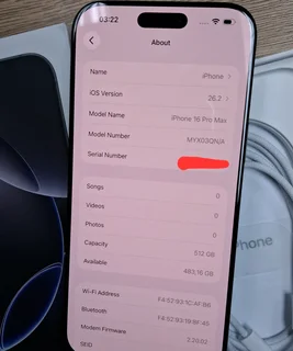 Apple iPhone 16 Pro Max 512GB / Black Titanium