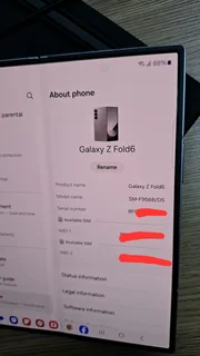 Samsung Galaxy Z Fold 6 256GB  Dual Sim
