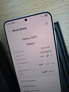 Samsung Galaxy S25 PLUS 256GB Dual Sim