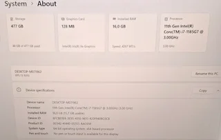 Dell XPS 13 9310 / Core i7 11 Gen / 512GB SSD 16GB RAM