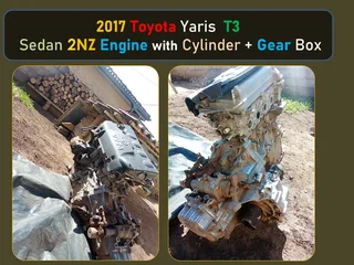 2017 Toyota 2NZ Engine &amp; Gear Box