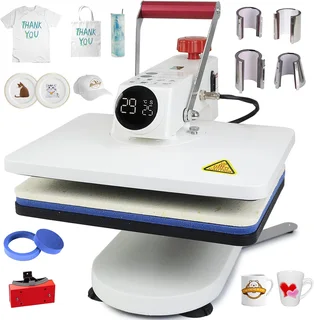  brand New Vevor 5-in-1 Digital Heat Press Machine – Multifunctional Sublimation Kit