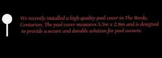 POOL COVER INSTALLATION CENTURION