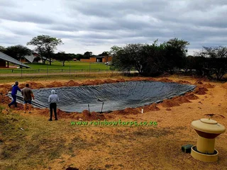 Earth Dam Liners/ Grond Dam Voerings, Reinforced Pvc Plastic Linings