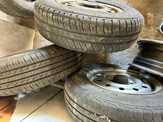 Ford bantam rims an tyre for sale