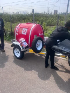 600 Litre Plastic Diesel Bowser - Galvanised Chassis