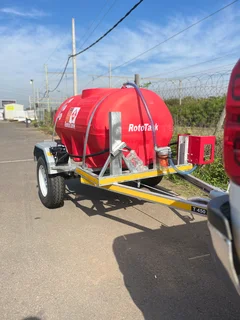 1000 Litre Polyurethane Diesel Bowser BRAKED - GALVANISED CHASSIS