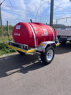 1000 Litre Polyurethane Diesel Bowser BRAKED - GALVANISED CHASSIS