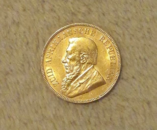 Gold Kruger Pond 1896  for sale to coin collectors for investment purposes only
