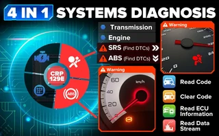 2024 ELITE CRP129E V2 DIAGNOSTICS SCAN TOOL WITH 12 RESET SERVICE FUNCTIONS