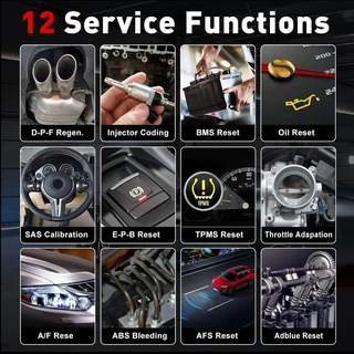 2024 ELITE CRP129E V2 DIAGNOSTICS SCAN TOOL WITH 12 RESET SERVICE FUNCTIONS