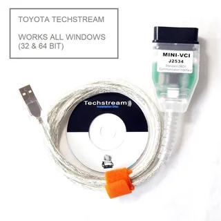 Professional Toyota Techstream Scanner Cable  ECU Coding & Diagnostics