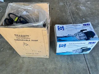 Electrical wire, pumps and material