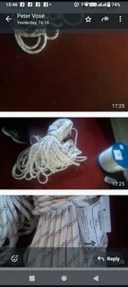 Harness, and rope drims