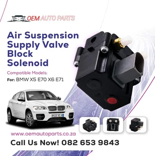 Give Aways! BMW X5 E70 X6 E71 Air Suspension Supply Valve Block Solenoid