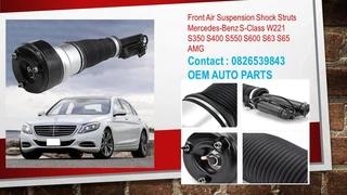 Mercedes S-Class W221 S350 Front Air Suspension Shock Strut