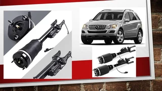 Mercedes-Benz W164 ML 350 Front Air Suspension Shock Strut