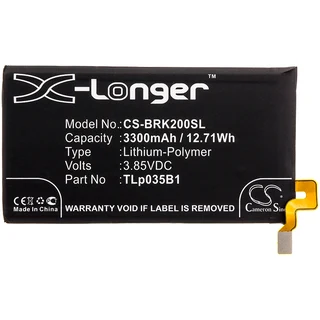 Mobile, SmartPhone Battery  CS-BRK200SL  for  Blackberry Key2 TLp035B1 etc