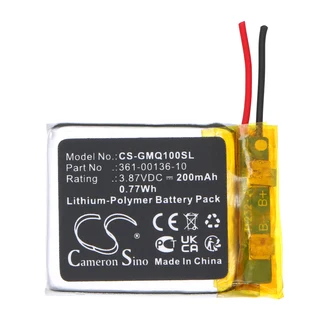 Smartwatch Battery  CS-GMQ100SL  for  GarminVenu SQ Music  361-00136-10  etc